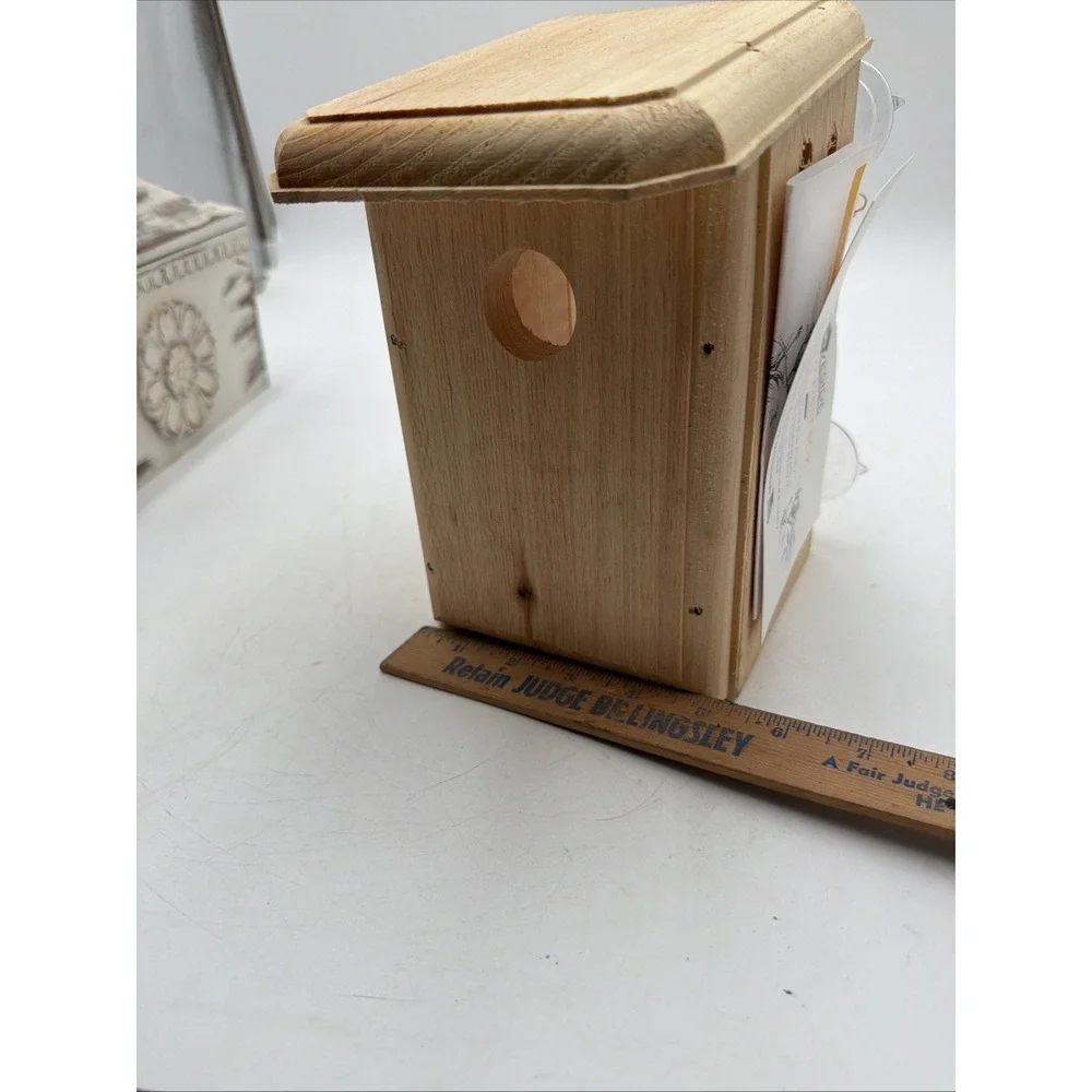 NEW Bird House Coveside Window Nest Box Made in the USA.
